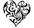  Hartjes tattoo voorbeeld Tribalheart